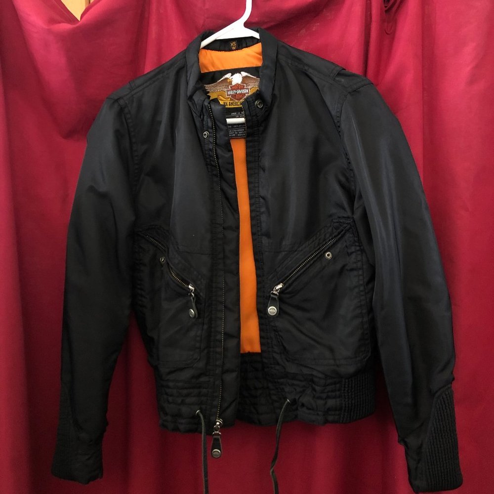 Vintage Harley-Davidson Biker/Bomber jacket!!